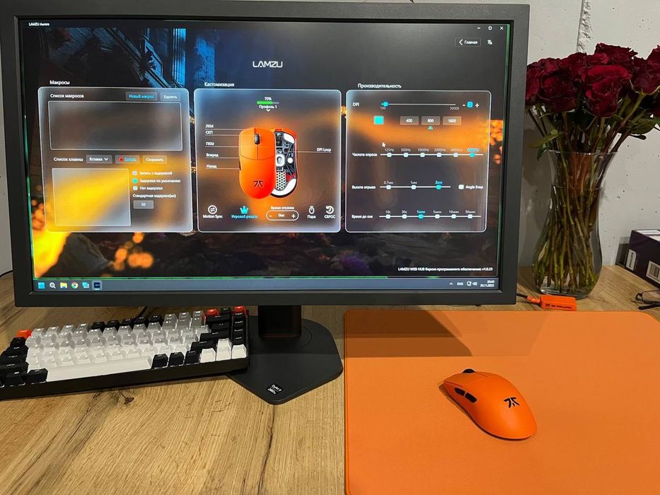 Мышка lamzu x fnatic 8k