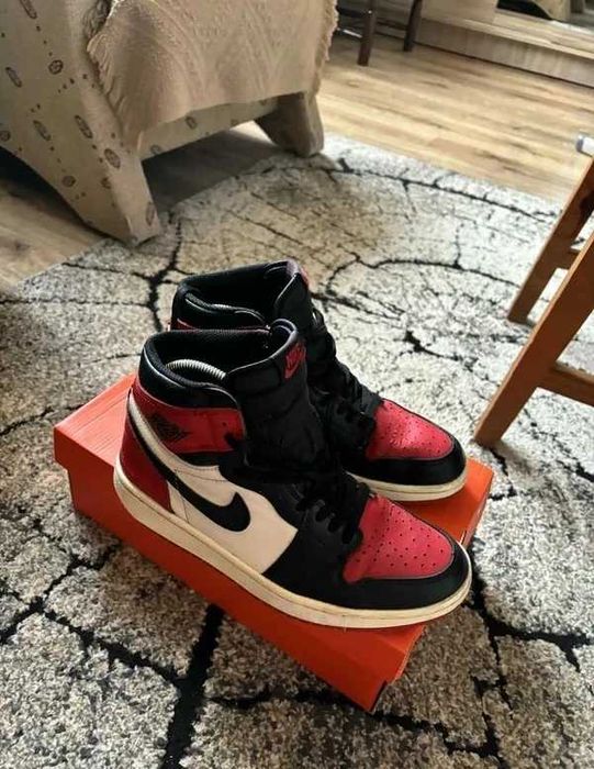 Buty Nike Air Jordan 1 Retro High Og Bred toe r.42 rare
