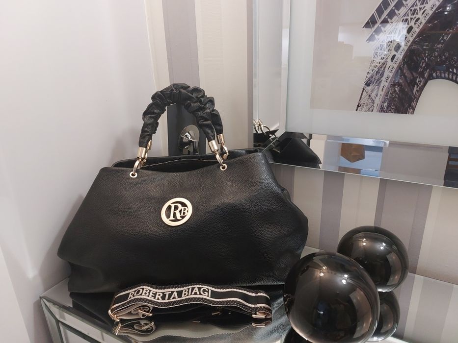 Torebka Roberta Biagi czarna duża