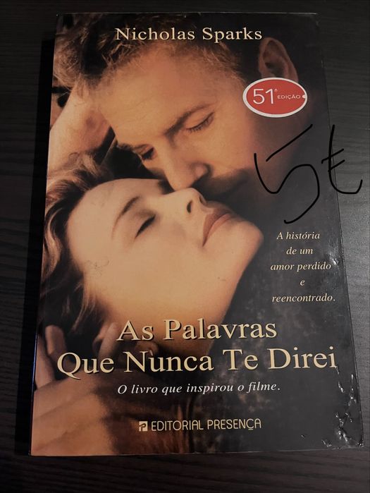 As Palavras que Nunca te Direi - Livro