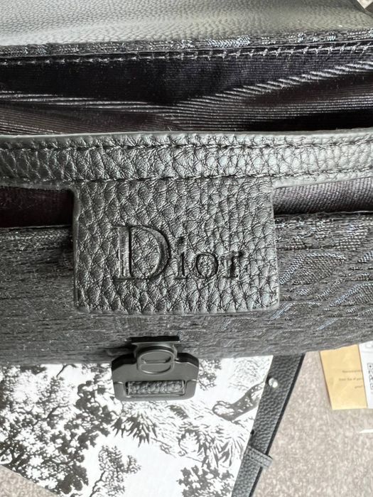 Сумка чоловіча Christian Dior кристиан диор CD діор чорна мужская