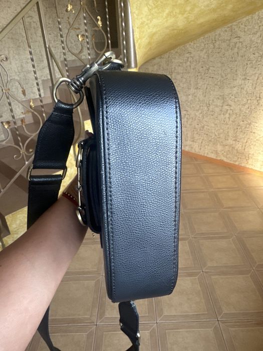 Шкіряна стильна сумочка крос-боді