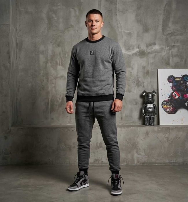 Спортивний чоловічий костюм (світшот + штани)