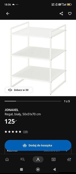 Zestaw regałów jonaxle szafa ikea