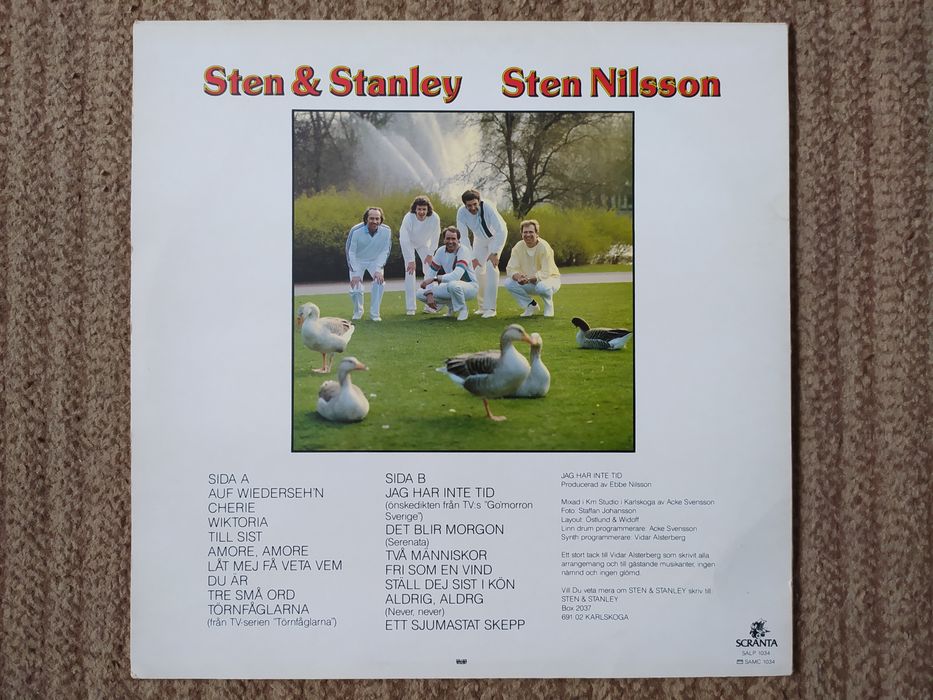 Kolekcja płyt winylowych Sten Stanley Sten Nilsson