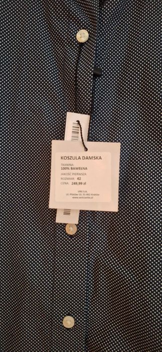 Koszula damska. Wólczanka. R.42. Bawełna