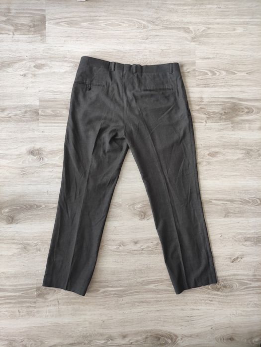 Spodnie garniturowe szare L wiskoza H&M
