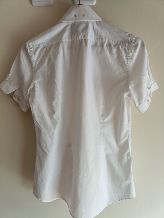 Camisa Senhora Branca Manga Curta