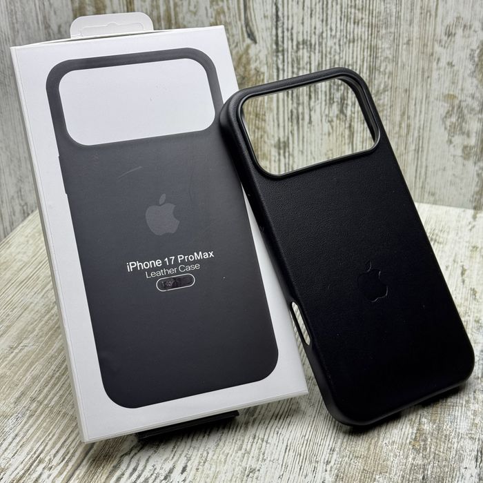 Чехол кожа Leather Case на iPhone 17 Pro Max/ 17 Pro/ 17 Air Чохол