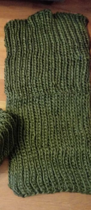 Nowy komin szal zielony