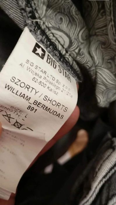 Szorty męskie big Star L Hit cenowy!!