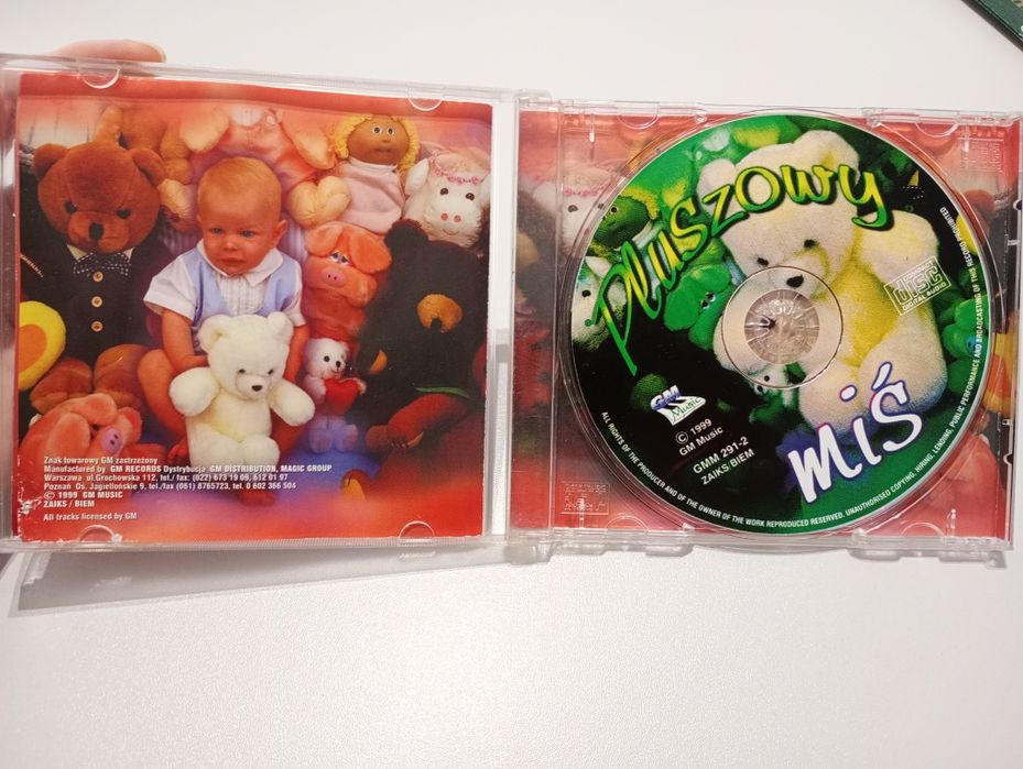 Pluszowy miś płyta CD