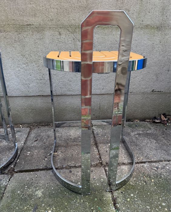 Allmilmo hoker postmodern. Lata 80-te. Siedzisko 60cm