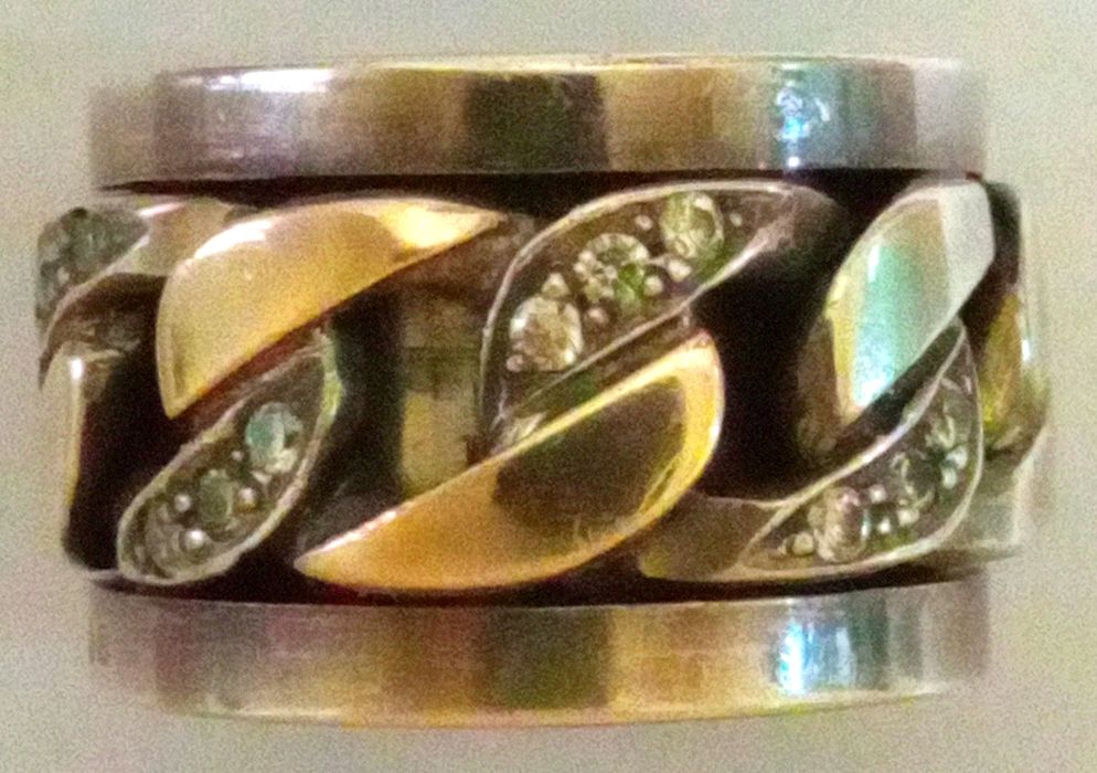 Anéis em prata e ouro