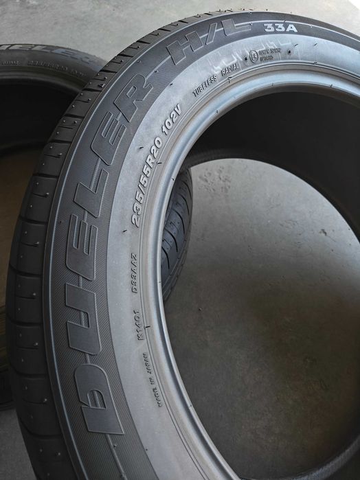 2шт R20 235 55 шини літні Bridgestone Dueler H/L33a хороший стан