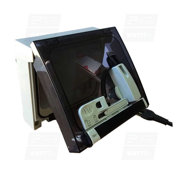 Tomada Com Chave 16A SCA407 Ficha Trancada Elevada Robustez