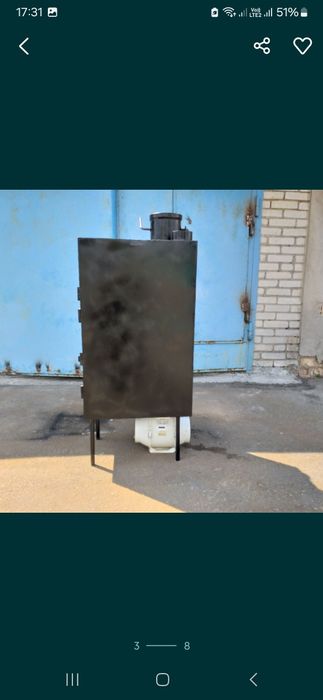 Буржуйка ( теплогенератор ) повітряного опалення 15кВт . Котел.