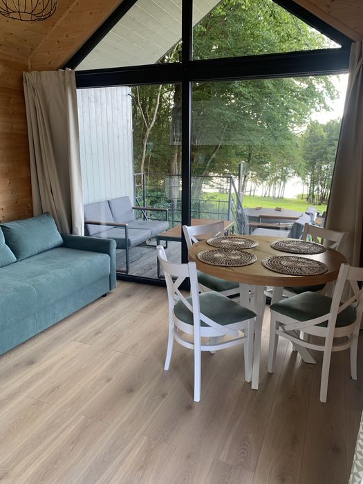 Domki całoroczne nad jeziorem | Sauna • Jacuzzi • pomost•Kaszuby K