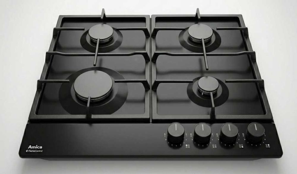 Płyta gazowa Amica PGA6100APB 59cm 4 pola Emaliowana OUTLET 3DH9