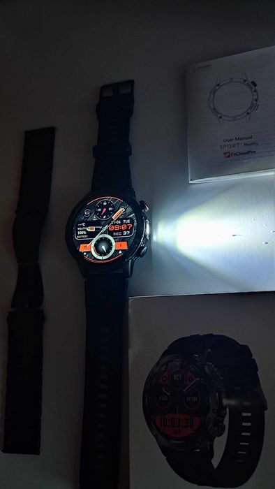 Смарт годинник AK 87 з ліхтариком