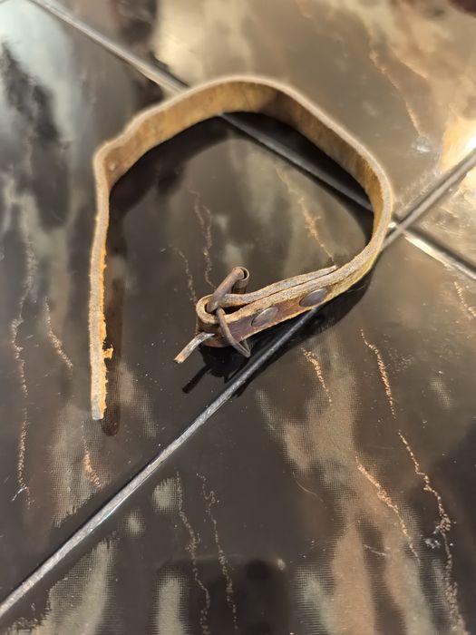 Obroża skurzana 24-31cm.