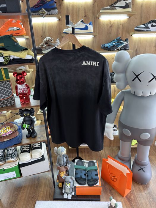 Футболка AMIRI “Easy Money Baby” Faded Black Off White