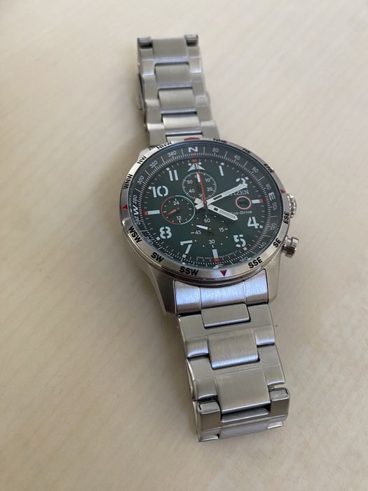 CITIZEN Eco Drive Chrono Verde