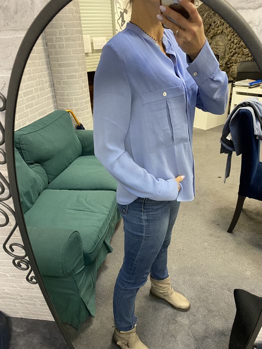 Mango elegancka lejaca koszula z wiskozy viscose