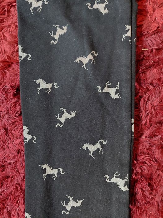 Legginsy/ spodnie /jednorożce/ 140 cm