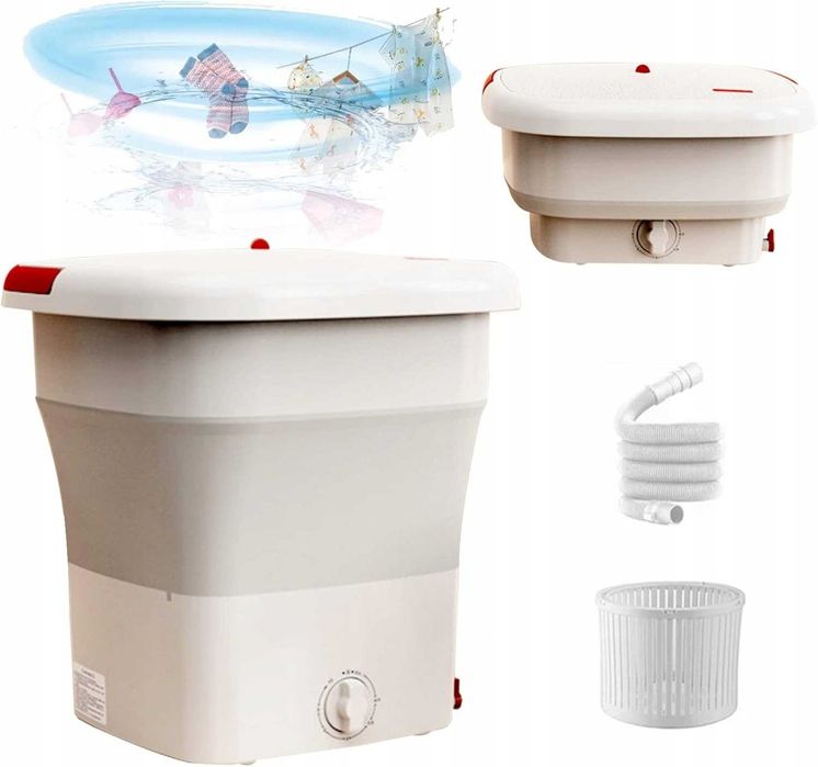 CEIEVER – Przenośna pralka składana 12l z ultradźwiękami i steryliz UV