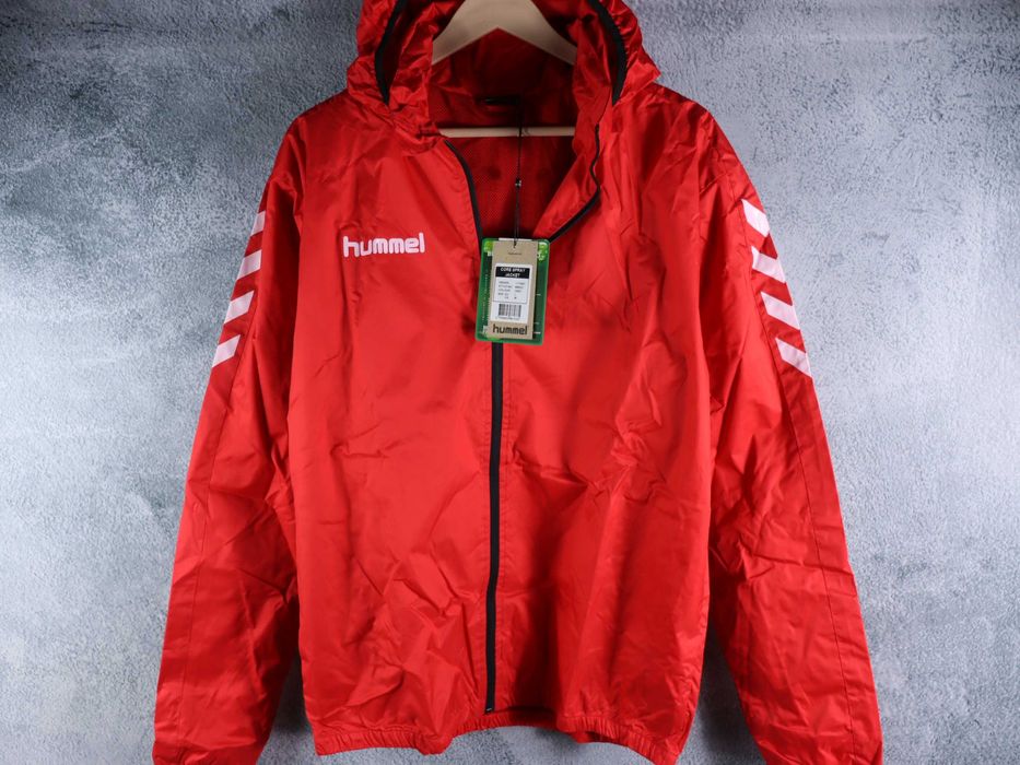 Hummel core spray jacket męska kurtka z kapturem wiatrówka lekka L
