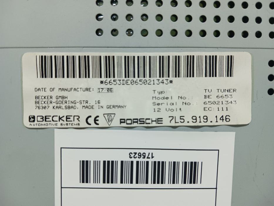 Rádio / auto-rádio PORSCHE Cayenne (9PA)