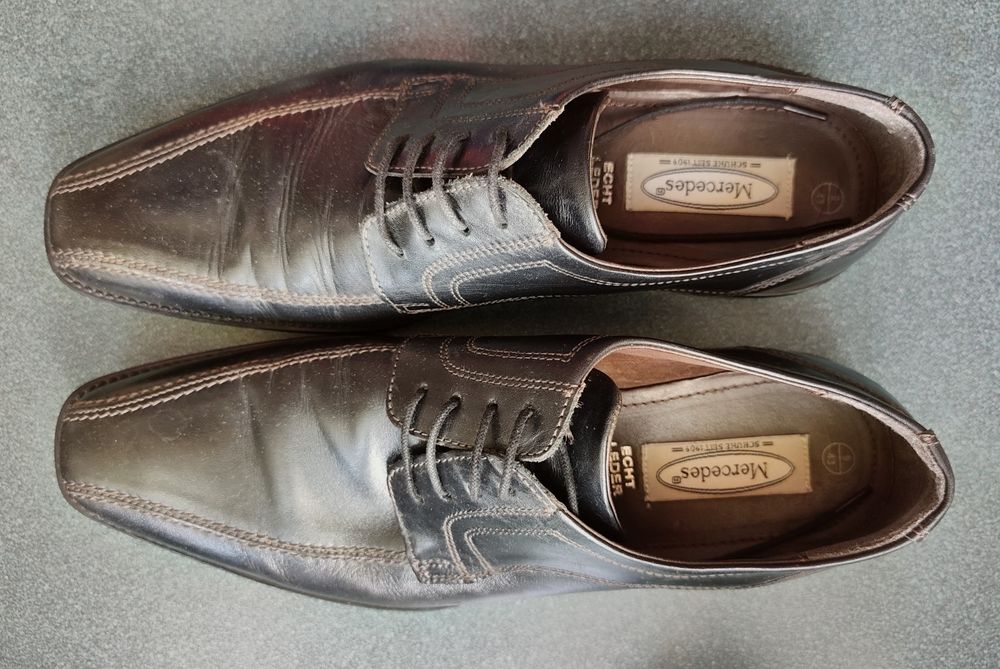 Buty męskie skórzane firmy Mercedes rozmiar 44