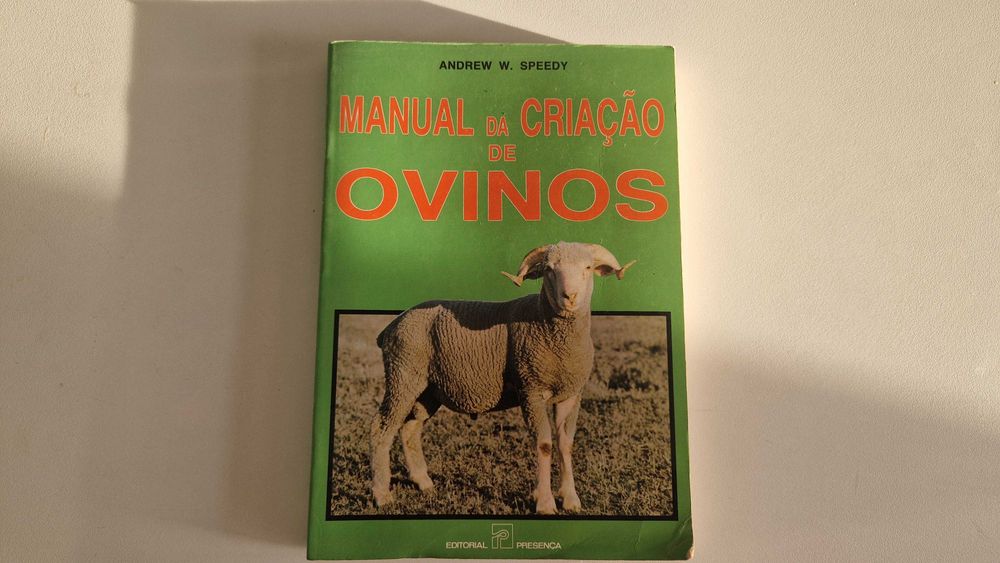 Livro Manual da Criação de Ovinos, Andrew W. Speedy