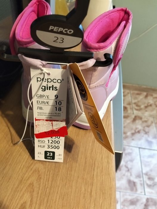 Buty śniegowce ocieplane