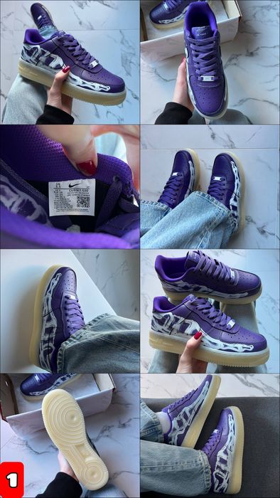БЕЗ ПЕРЕДПЛАТИ‼️Кросівки Nike Air Force 1 Skeleton / 36-46, ПРЕМІУМ