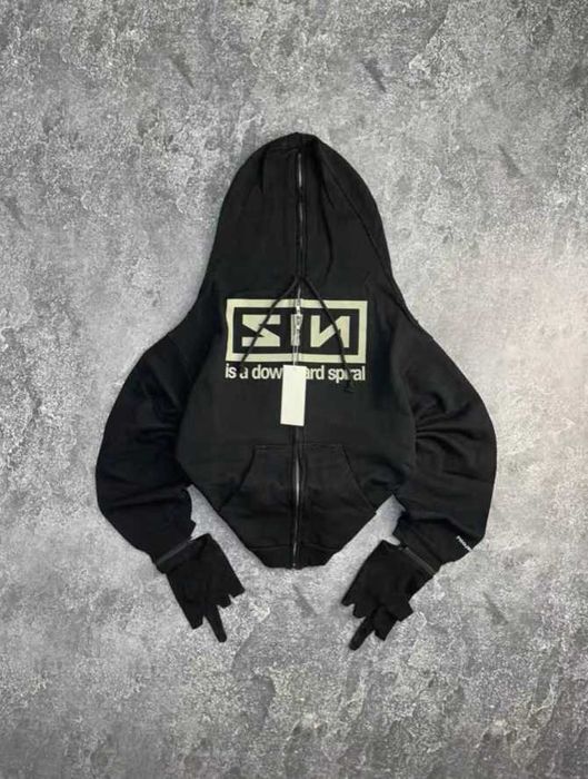 Project GRAILZ G/R NIZ full zip худи зип Opium archive distressed