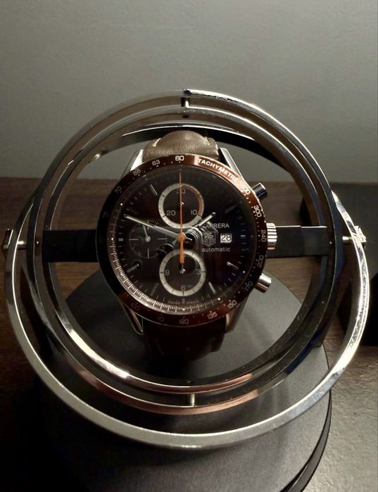 Zegarek TAG Heuer Carrera Calibre 16 CV2013 - Brązowy