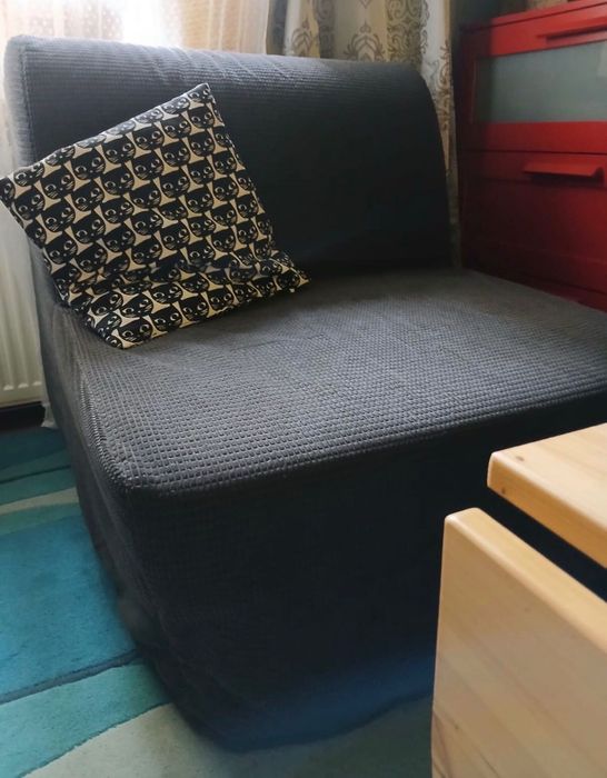 Łóżko - fotel rozkładane Ikea  Lycksele