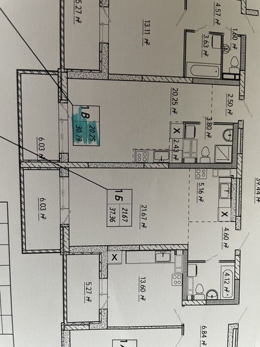 1-кімнатна квартира за адресою (площа 31 м²) - Atlanta.ua - фото 2