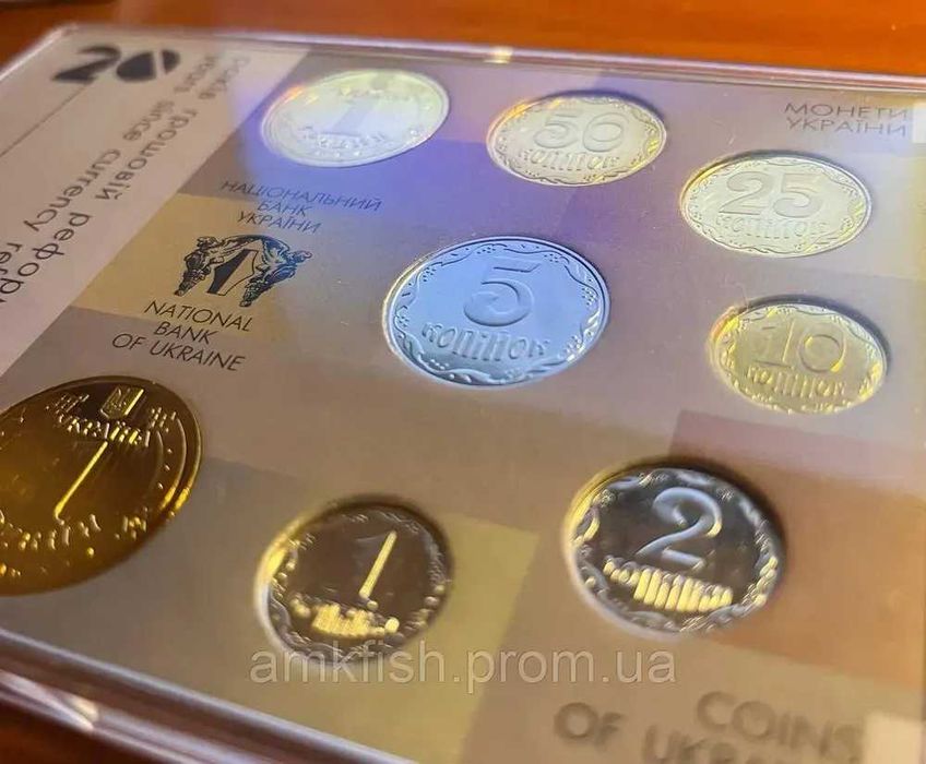 Річний набір обігових монет України 2016 року НБУ