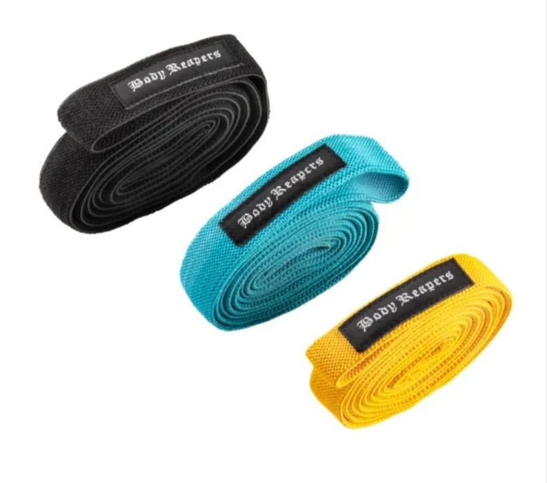 Набор тканевых фитнес-резинок, ленты для фитнеса, эспандеры длинные