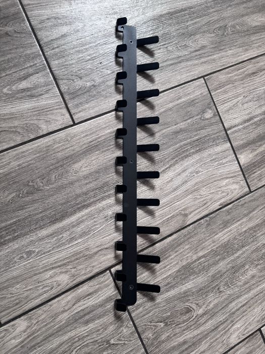 Wieszak Na Ubrania Ścienny Klucze Wiszący Na Ręczniki 21 Haków Czarny