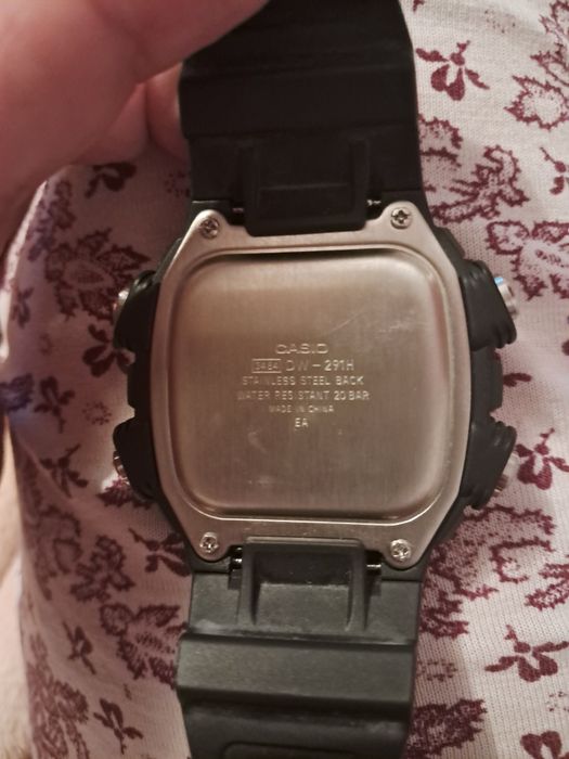 Męski młodzieżowy zegarek Casio DW- 291H wodoszczelny Nowy