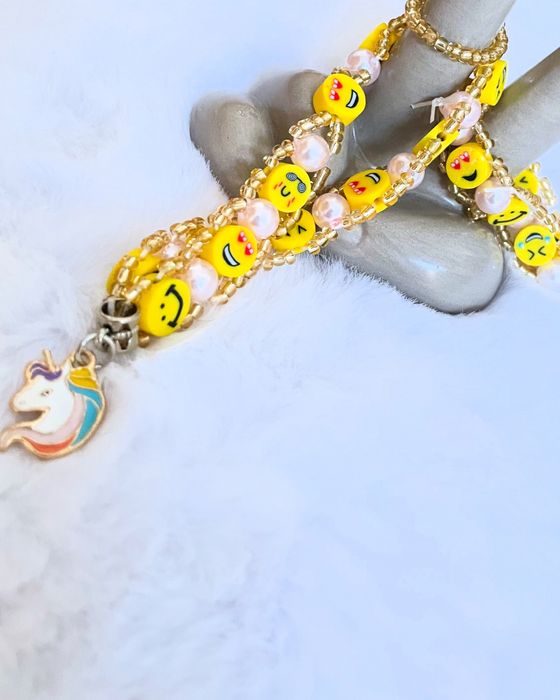 Jóias de missangas feita à mão