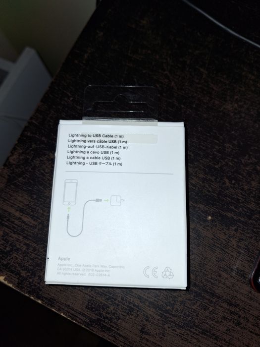 Apple Cable Lightning to USB (1 meter) - 1 utilização