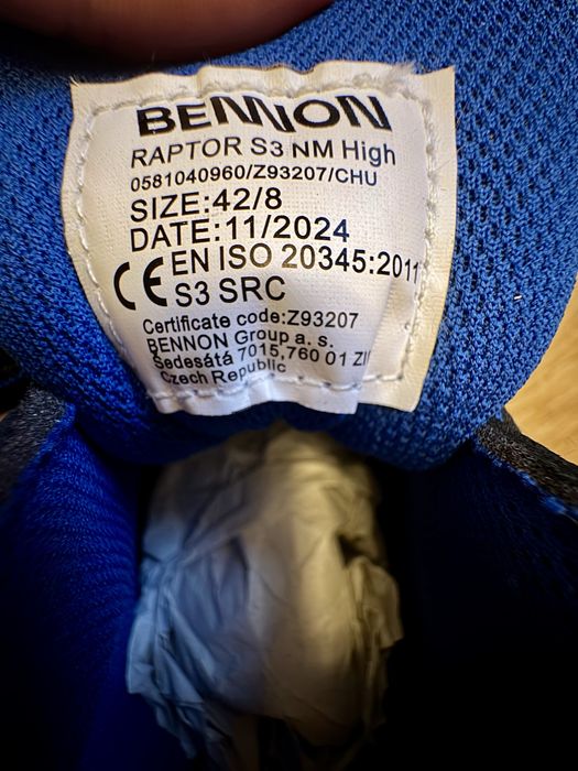 Buty robocze Bennon Raptor S3 nm high