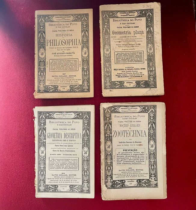 Livros de ensino, Gravuras e Mapas antigos, Séc XIX