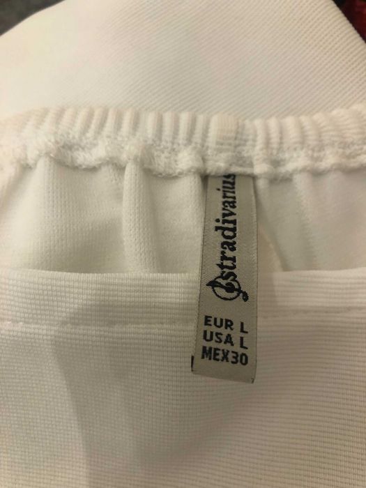 Vestido branco Stradiavarius - Novo