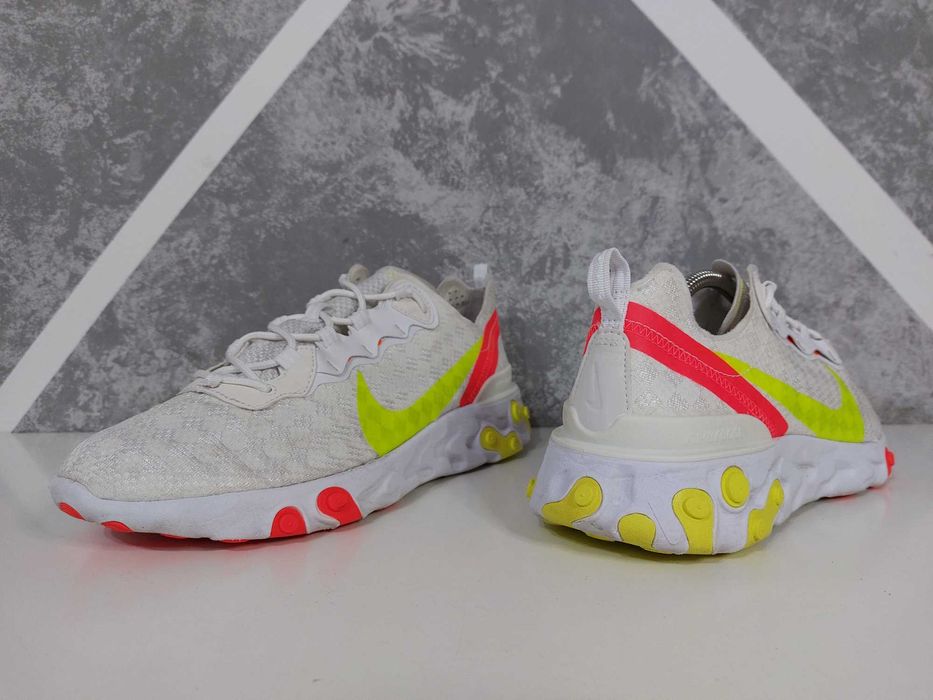 Кросівки чоловічі Nike React Element 55 White